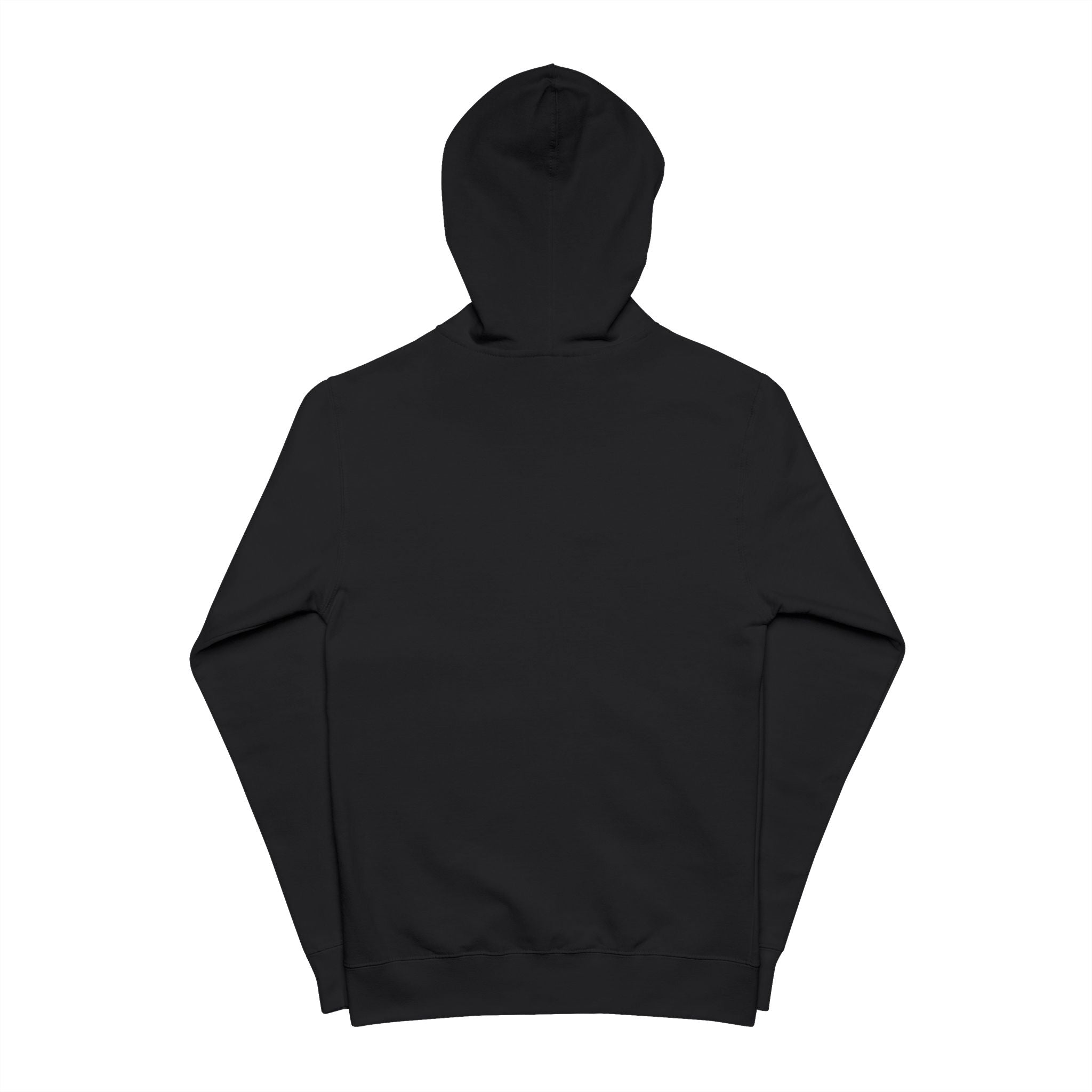 Zip Hoodie with Green Camouflage Fish Graphic